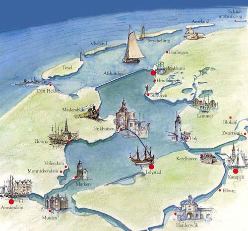 Segelkarte IJsselmeer